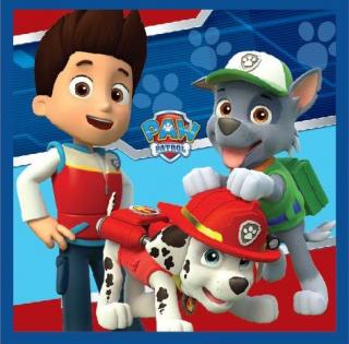 Uterák na ruky Paw Patrol Magic, uterák na tvár 30x30 cm