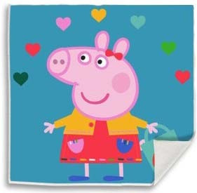 Uterák na tvár Peppa Pig Hearts Magic Hand Towel 30x30cm