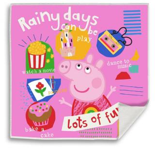 Uterák na tvár Peppa Pig Rainy Fun Magic Hand Towel 30x30cm