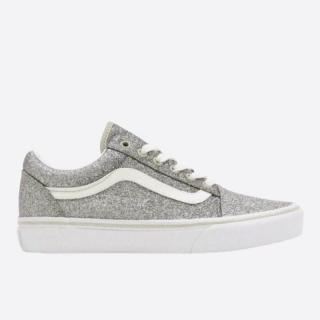 Dámské plátěné tenisky Vans UA Old Skool (GLITTER) MOSS VN0A5JMIB5M1 ve stříbrné barvě VN0A5JMIB5M1 ve velikosti 42