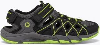 Merrell Mk263196 Hydro Quench Grey/Black/Lime MK263196 ve velikosti 30