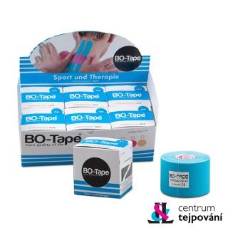 BO -Tape - kinezio tejp - farba modrá - 5cm x 5m, balenie 6ks