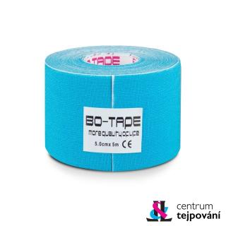 BO -Tape - kinezio tejp - farba modrá - 5cm x 5m