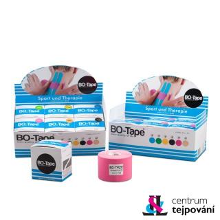 BO -Tape - kinezio tejp - mix farieb - 5cm x 5m, balenie 12ks