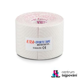 Kira - Sports Tape - kinezio tejp - farba biela - 5cm x 5m