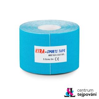 Kira - Sports Tape - kinezio tejp - farba modrá - 5cm x 5m