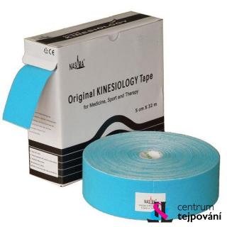 NASARA - Origina Kinesiology Tape JUMBO - farba modrá - 5cm x 32m