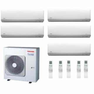 Klimatizácia Toshiba Super Daiseikai - Multisplit 5x2.5kW/10kW