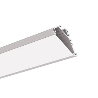 LED profil rohový 30/60 stupňov KLUŚ KOPRO-30 Povrchová úprava: strieborná anodizovaná, Dĺžka: 3 m