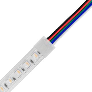 Spájkovanie káblu k IP67/68 RGBW LED pásiku Prierez: 5 x 0,3 mm, Dĺžka kábla: 1 m