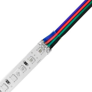 Spájkovanie káblu k RGB LED pásiku Prierez: 3 x 0,3 mm, Dĺžka kábla: 1 m