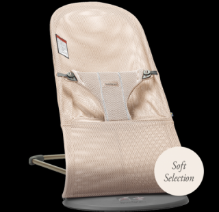 BabyBjorn lehátko BLISS Pearly Pink Mesh