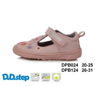 D.D.Step Barefoot balerínky C077 - pink Veľkosť-obuvi: 20