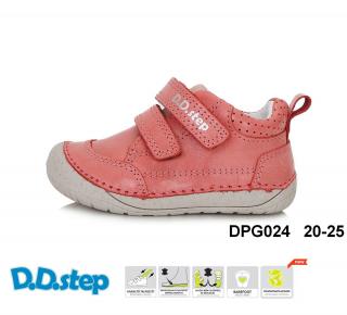 D.D.Step Barefoot kožené topánky S070 dark pink Veľkosť-obuvi: 20