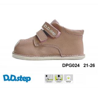 D.D.Step Barefoot kožené topánky S085 - pink Veľkosť-obuvi: 25