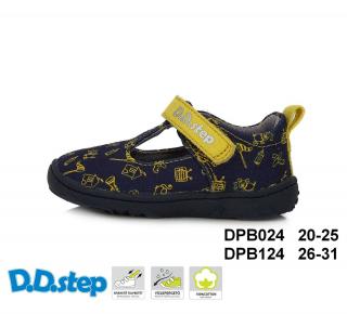 D.D.Step Barefoot plátenky C077 - royal blue Veľkosť-obuvi: 20