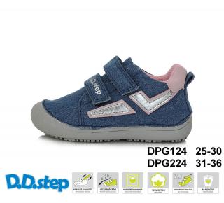 D.D.STEP Barefoot tenisky C063 riflové - bermuda blue Veľkosť-obuvi: 29