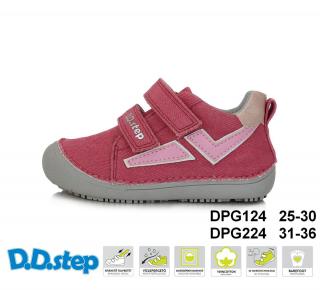 D.D.STEP Barefoot tenisky C063 riflové - red Veľkosť-obuvi: 25