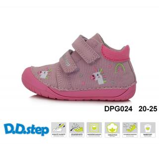 D.D.Step Barefoot tenisky C070 unicorn - pink Veľkosť-obuvi: 20