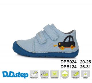 D.D.STEP Barefoot tenisky C073 car - sky blue Veľkosť-obuvi: 31