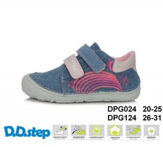 D.D.STEP Barefoot tenisky C073 dúha - bermuda blue Veľkosť-obuvi: 20