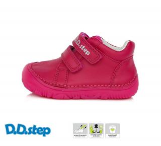 D.D.STEP kožené barefoot tenisky 073 dark pink Veľkosť-obuvi: 20