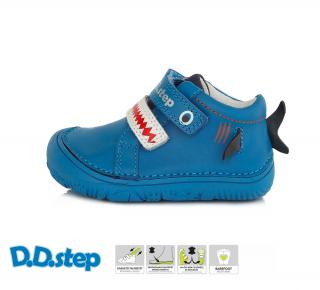 D.D.STEP kožené barefoot tenisky 073 shark -bermuda blue Veľkosť-obuvi: 20