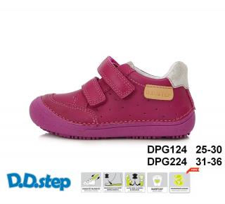 D.D.STEP kožené barefoot tenisky S063 dark pink Veľkosť-obuvi: 34