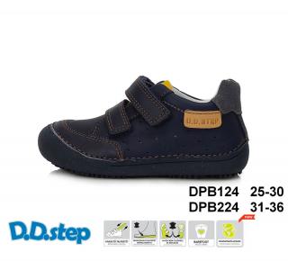 D.D.STEP kožené barefoot tenisky S063 royal blue Veľkosť-obuvi: 30