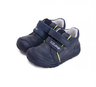 D.D.STEP kožené barefoot tenisky S073 - royal blue Veľkosť-obuvi: 22