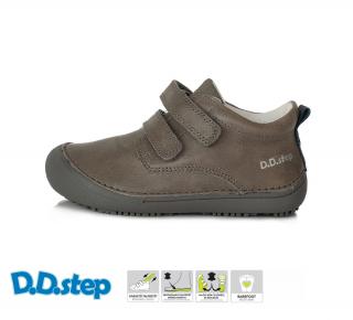 D.D.STEP kožené barefoot topánky 063 - grey Veľkosť-obuvi: 35