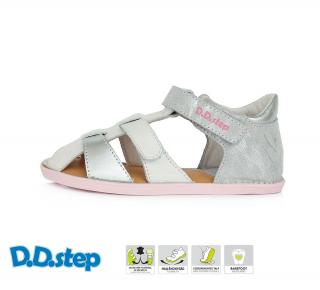 D.D.Step Kožené flexibilné sandále G076 - white Veľkosť-obuvi: 20