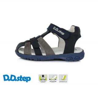 D.D.STEP kožené sandále JAC290 - royal blue Veľkosť-obuvi: 31