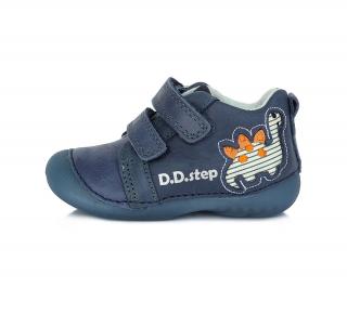 D.D. Step kožené topánky 015 fosforeskujúce dino - royal blue Veľkosť-obuvi: 20