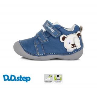 D.D.Step kožené topánky 015 macko - bermuda blue Veľkosť-obuvi: 20