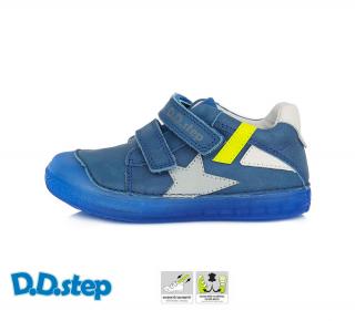 D.D.STEP kožené topánky 049 hviezda - bermuda blue Veľkosť-obuvi: 36