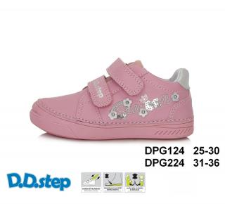 D.D.STEP kožené topánky S040 Queen - dark pink Veľkosť-obuvi: 34