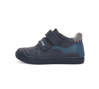 D.D.STEP kožené topánky S049 dino - royal blue Veľkosť-obuvi: 25