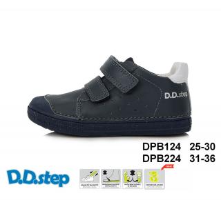 D.D.STEP kožené topánky S049 royal blue Veľkosť-obuvi: 35