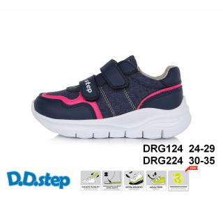 D.D.Step Odľahčené tenisky s membránou F092 - royal blue/pink Veľkosť-obuvi: 31