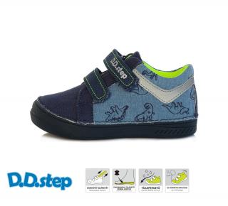 D.D.STEP plátená obuv C040 dino - bermuda blue Veľkosť-obuvi: 31