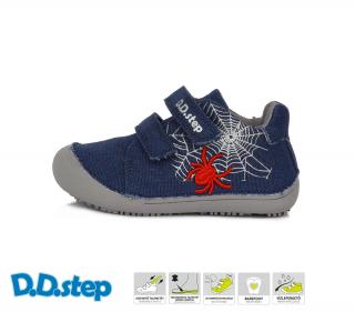 D.D.STEP plátené tenisky C063 barefoot spider - royal blue Veľkosť-obuvi: 36