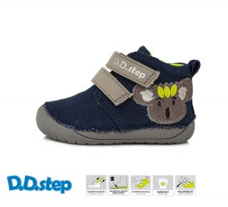 D.D.Step Plátené topánky C070 koala - royal blue Veľkosť-obuvi: 20