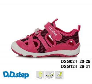 D.D.Step Sandále Quick Dry G065 - dark pink Veľkosť-obuvi: 20