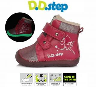 D.D.Step Zimné topánky 070 víla - dark pink Veľkosť-obuvi: 20