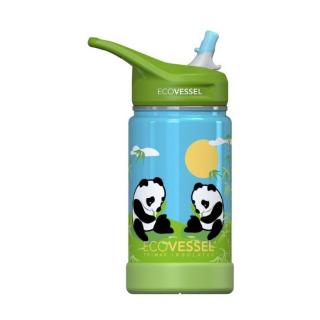 Detská nerezová termofľaša Eco Vessel Frost 355 ml - Panda