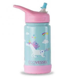 Detská nerezová termofľaša Eco Vessel Frost 355 ml - Unicorn