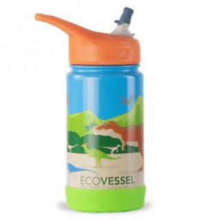 Eco Vessel Detská nerezová termofľaša Frost 355 ml - Dinosaur