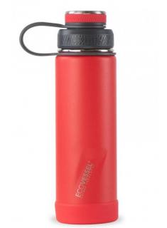 ECO VESSEL Nerezová termofľaša Boulder 600ml JAZZ RED