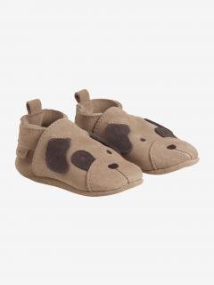 EN*FANT kožené capačky Slippers Animal Suede - Affogat Veľkosť-obuvi: 19